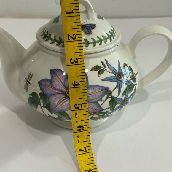 Vintage Portmeirion Botanic Garden Ceramic Tea Pot Susan Williams-Ellis Floral - Picture 8 of 10
